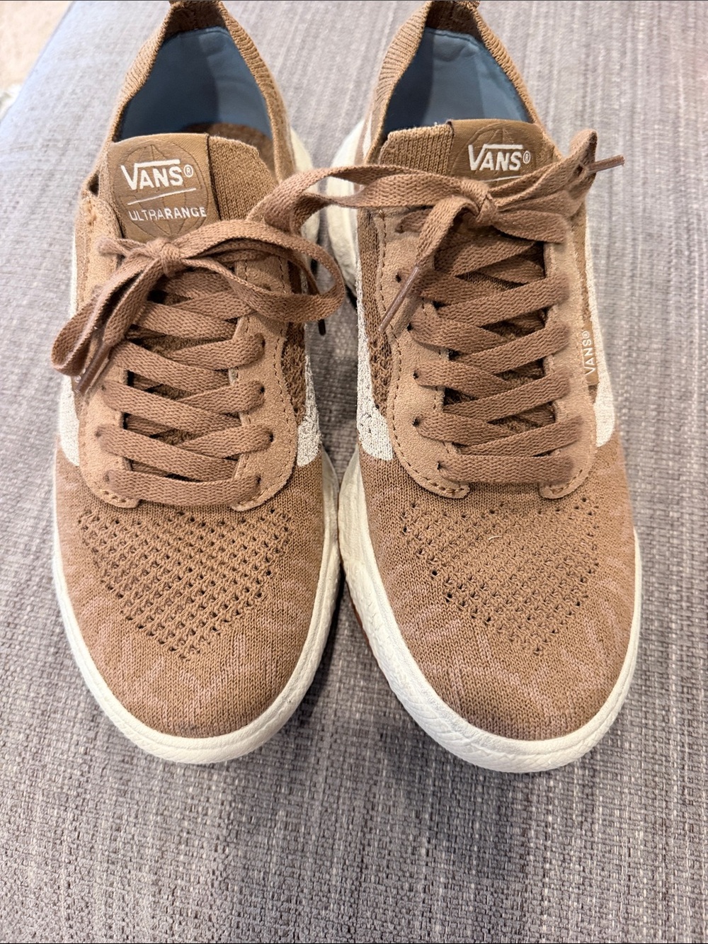 Vans Brown Ultrarange VR8 eco Cush Sneakers